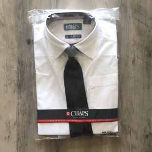 COPY - Chaps Boys Long Sleeve Dress Shirt W/Tie